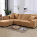忙しい家族向けノンスリップ保護付きベルベットネスト伸縮ソファカバー