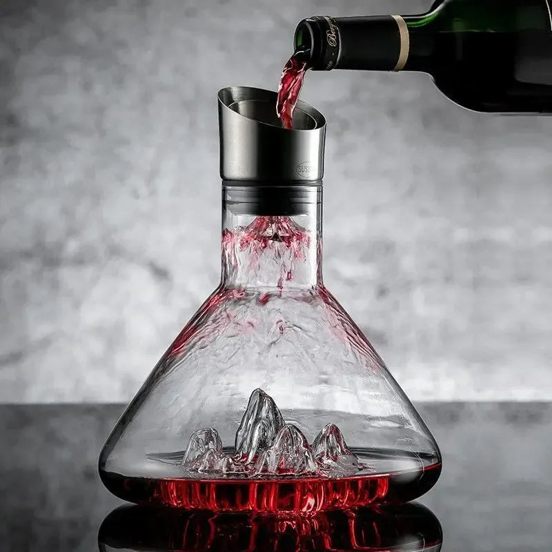 AeroAroma 1500 ml boros dekantáló légbefúvóval az intenzívebb aroma érdekében