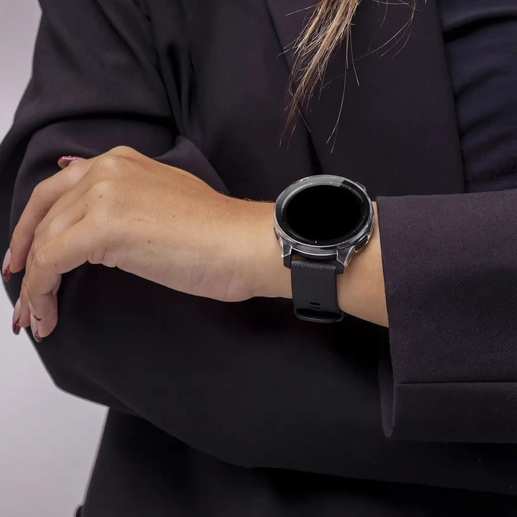 Garmin Vivoactive 5 kemény tok átlátszó üveggel