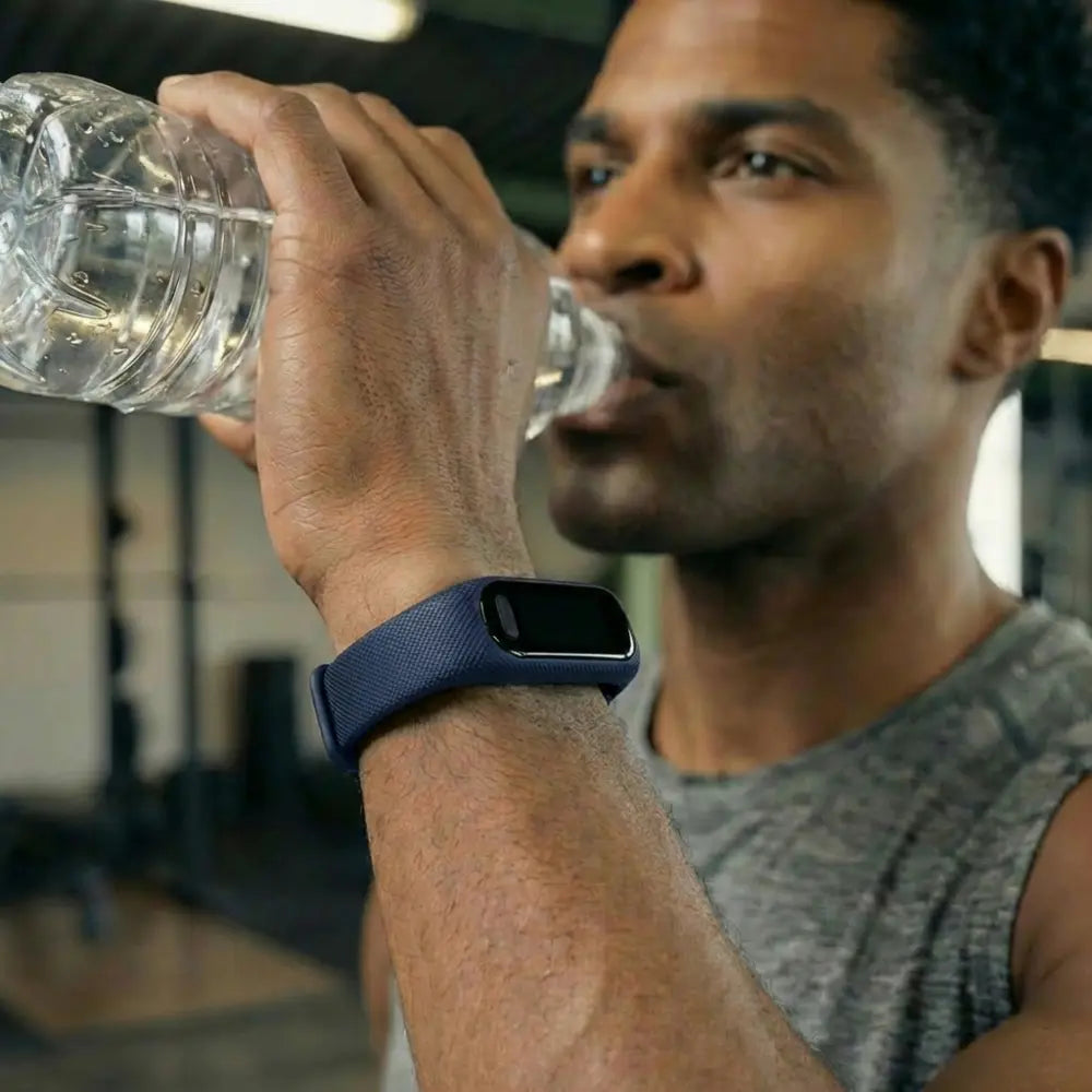 Garmin Vivosmart 5 szilikon szíj sötétkék színben