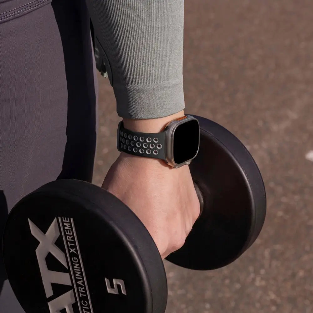 Apple Watch sport szíj fekete szürke Apple Watch-hoz