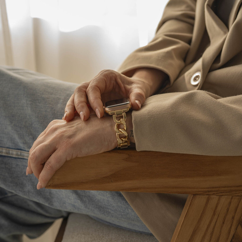 Apple Watch arany acéllánc szíj Apple Watch-hoz