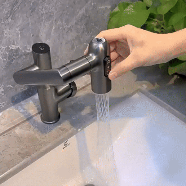 VertexFlow 360度回転式キッチン水栓 家庭料理向け