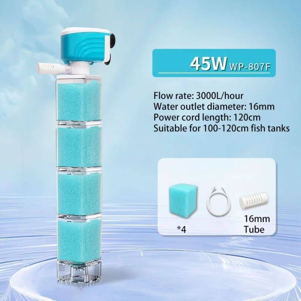 ClearFlow Pro 5 az 1-ben akváriumszűrő rendszer édesvízi tartályokhoz