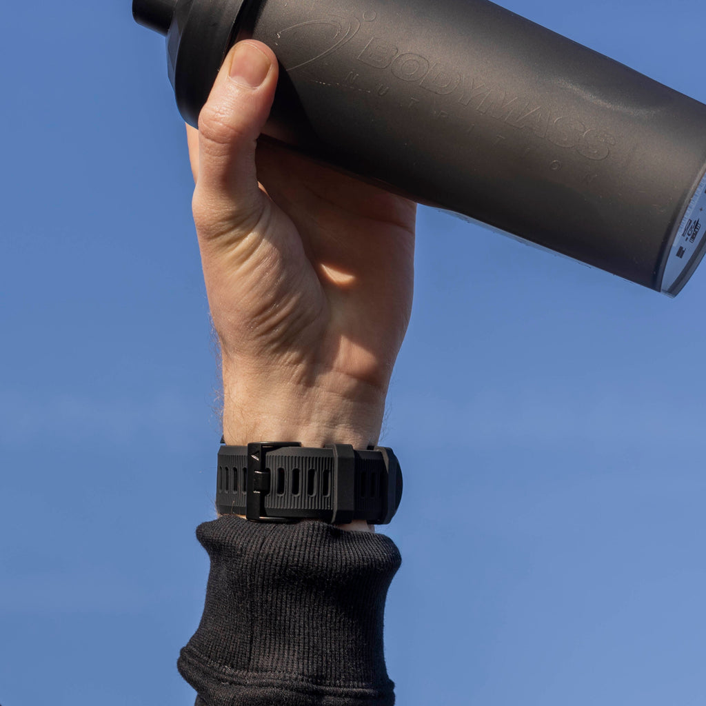 Fekete szilikon szíj Garmin Fenix 5x és 6x sorozathoz