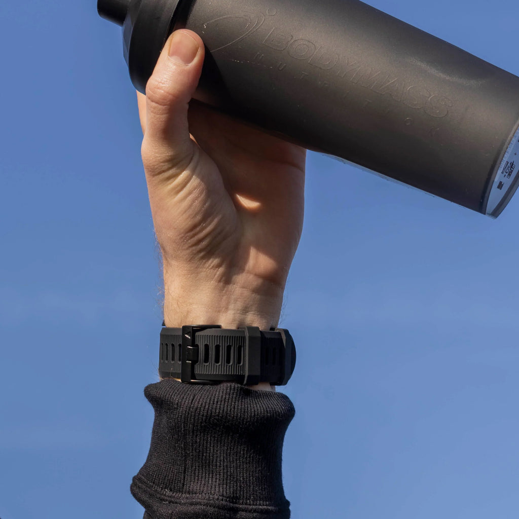 Garmin Fenix 5 (Plus) / 6 (Pro) fekete szilikon szíj