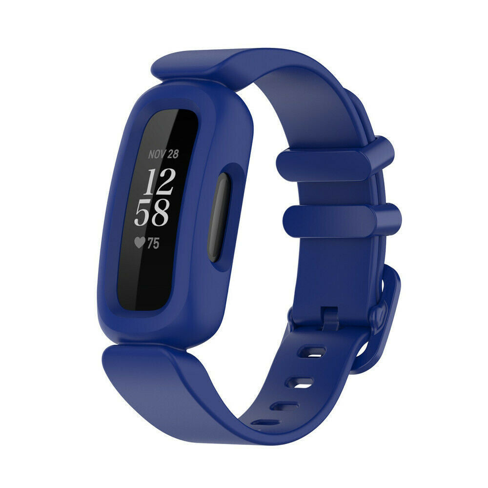 Sötétkék szilikon szíj Fitbit Ace 3 aktivitáskövetőhöz