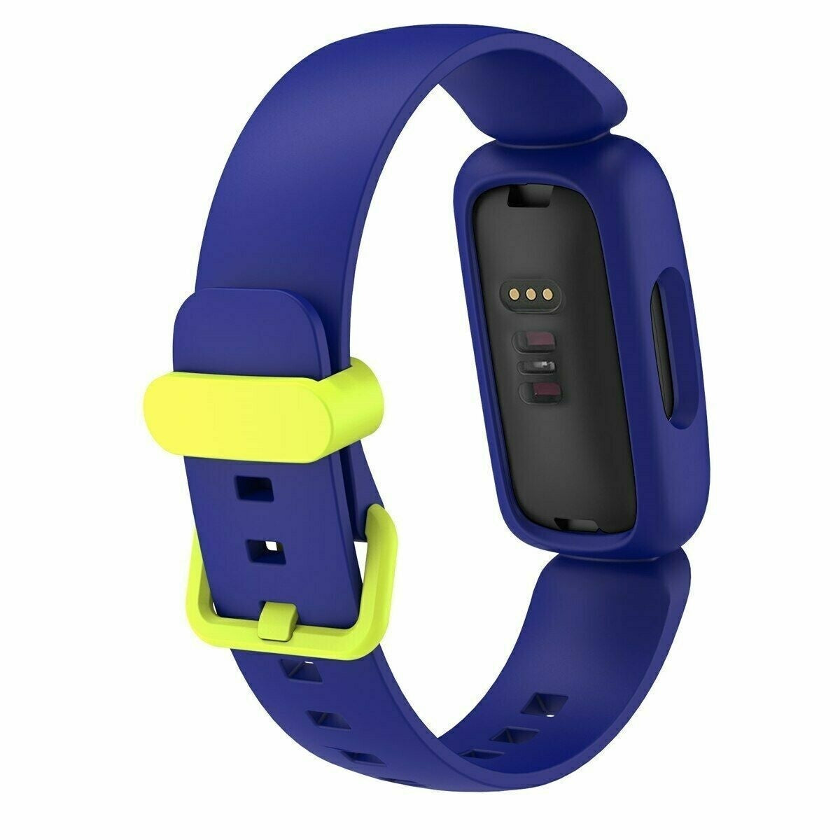 Fitbit Ace 3 シリコンストラップ ブルー＆イエロー 交換用