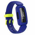 Fitbit Ace 3 シリコンストラップ ブルー＆イエロー 交換用
