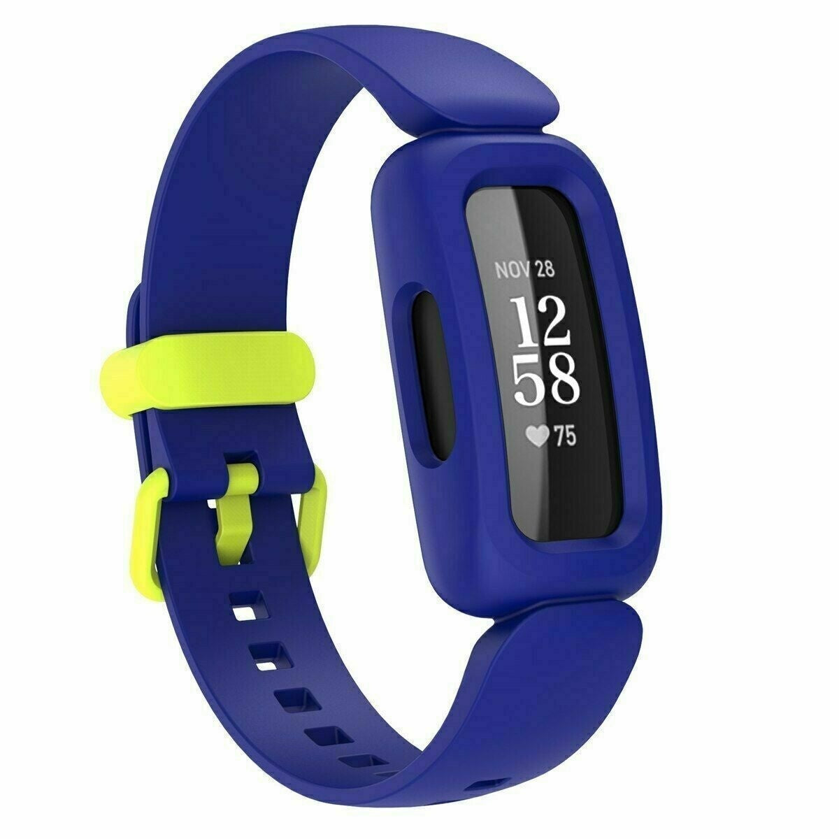 Fitbit Ace 3 シリコンストラップ ブルー＆イエロー 交換用