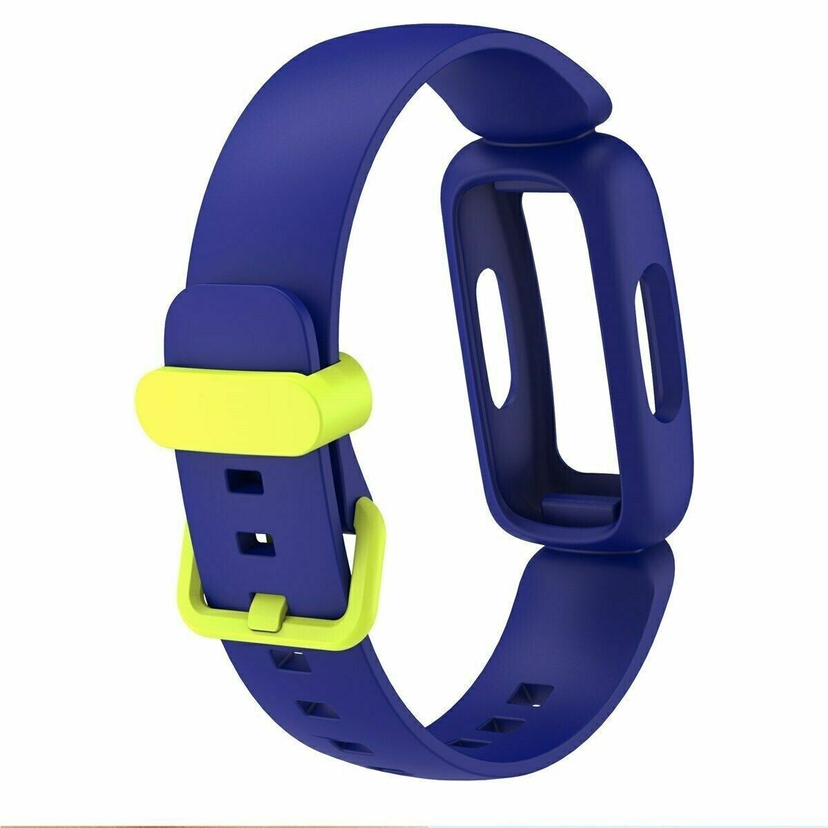 Fitbit Ace 3 シリコンストラップ ブルー＆イエロー 交換用