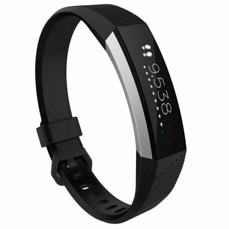 Replacement Silicone Strap for Fitbit Alta (HR) Black