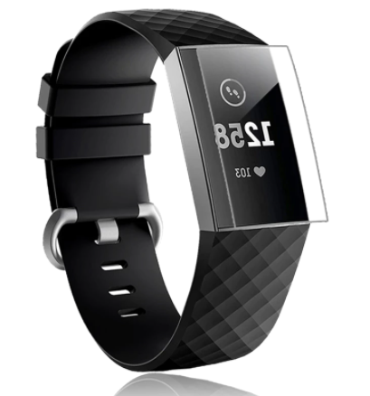 Fitbit Charge 4 kijelzővédő fólia a képernyő védelmére