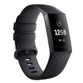 Fekete szilikon szíj Fitbit Charge 4 okosóra szíjhoz