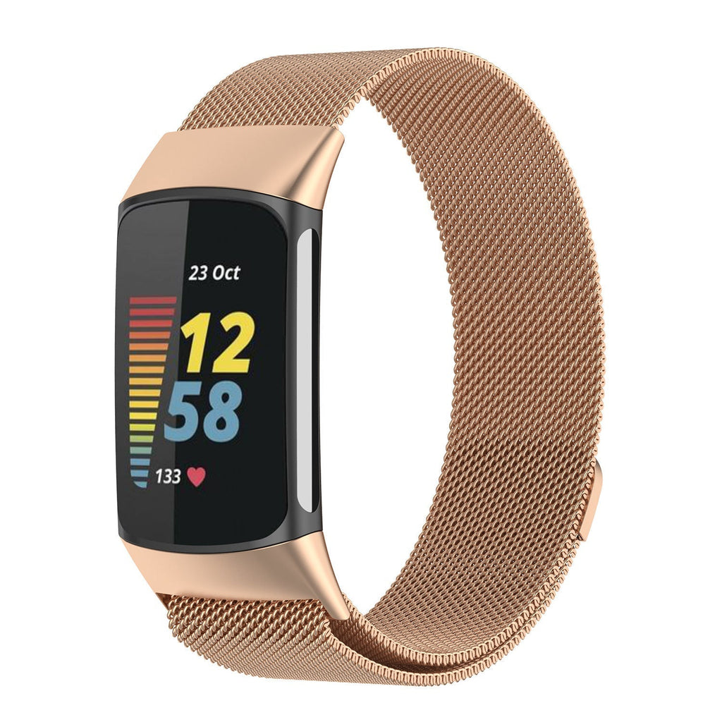 Fitbit Charge 5 rózsaarany milánói szíj