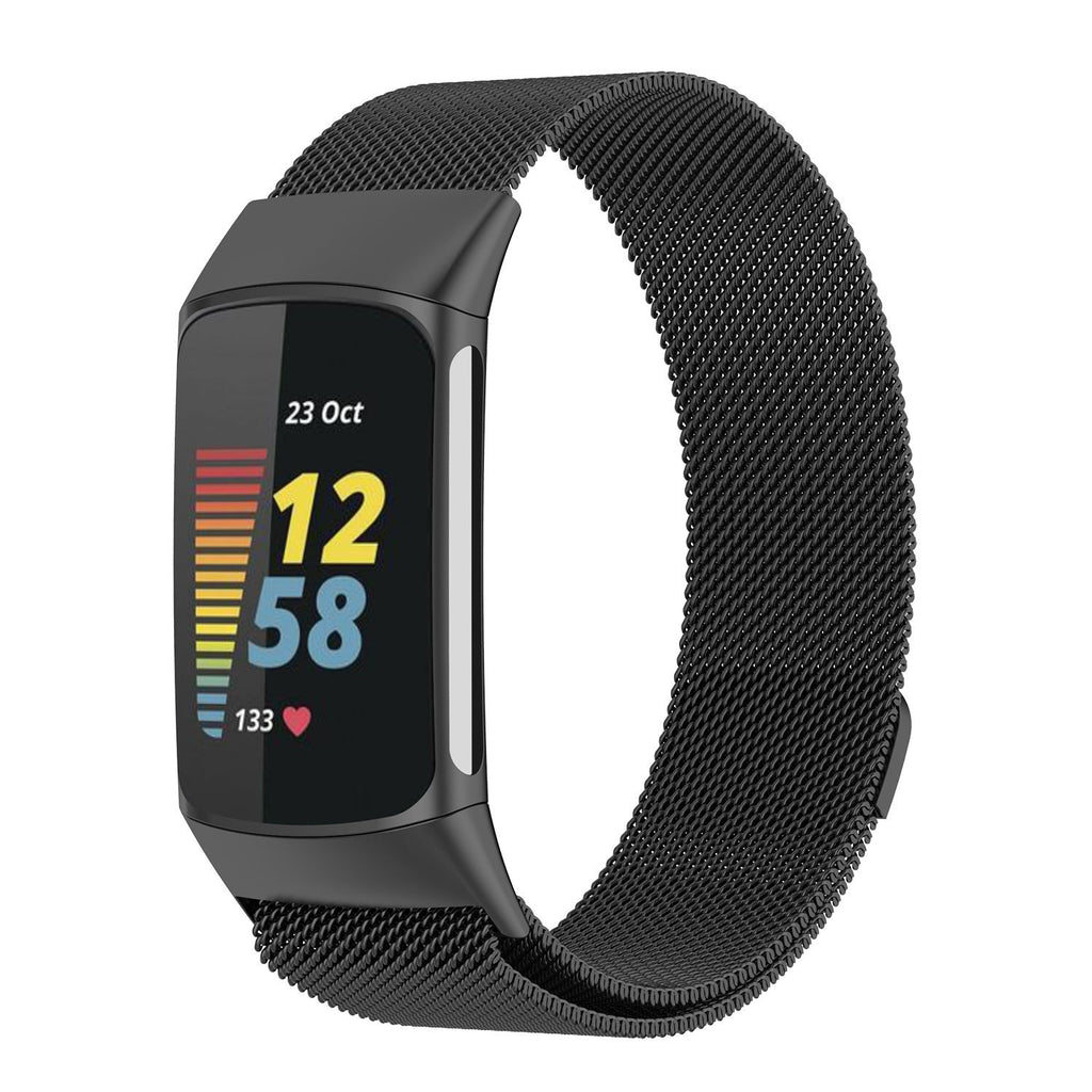 Fitbit Charge 5 Milanese szíj Fekete kiadás karkötő