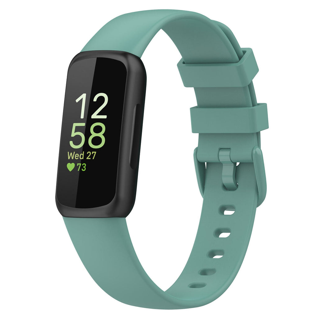 Zöld szilikon szíj Fitbit Inspire 3 okosóra szíjhoz