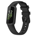 Fitbit Inspire 3 fekete szilikon szíj cserepánt