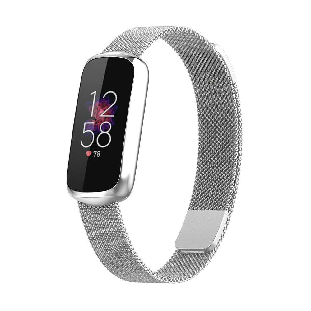 Fitbit Luxe ezüst Milanese szíj Fitbit Luxe óraszíjhoz