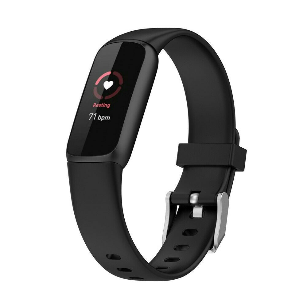 Fitbit Luxe fekete szilikon szíj Fitbit Luxe-hez