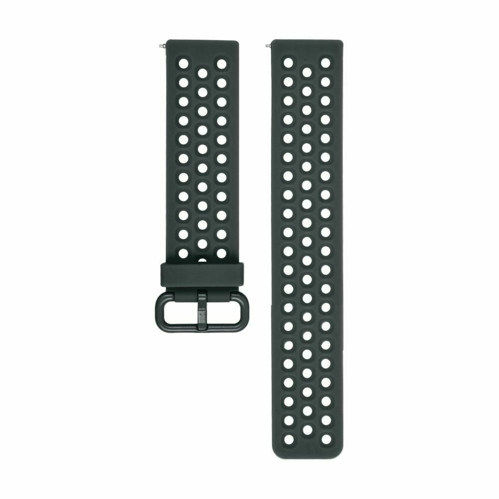 Lélegző szíj Fitbit Versa és Versa 2-höz, szürke-kék