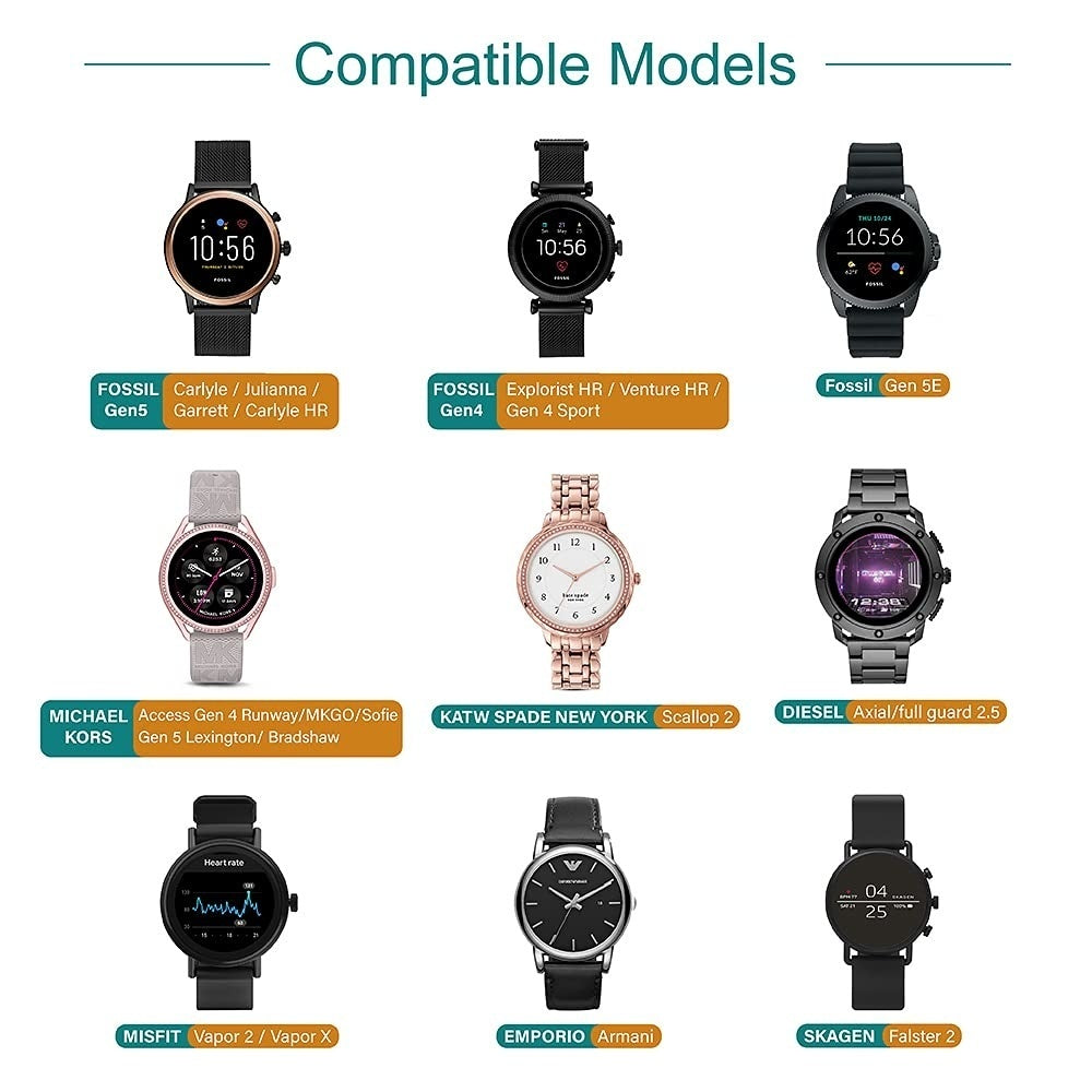 Fossil Gen 4, Gen 5 és Gen 6 okosóra USB töltőkábel