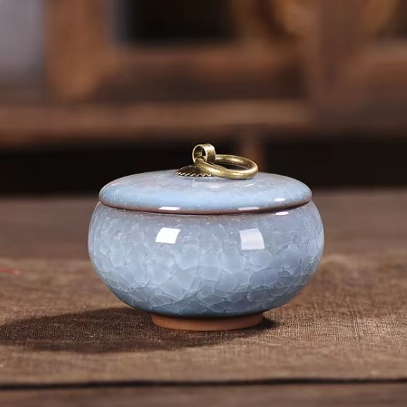 ウィロークレスト セラミック ペット骨壺 手作りのペットメモリアル