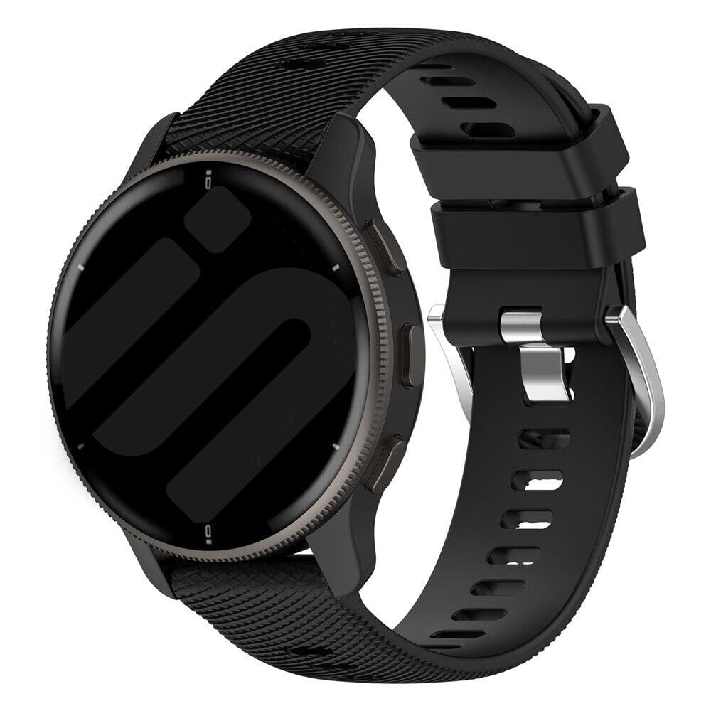 Garmin Venu 2 fekete szilikon szíj cserepánt