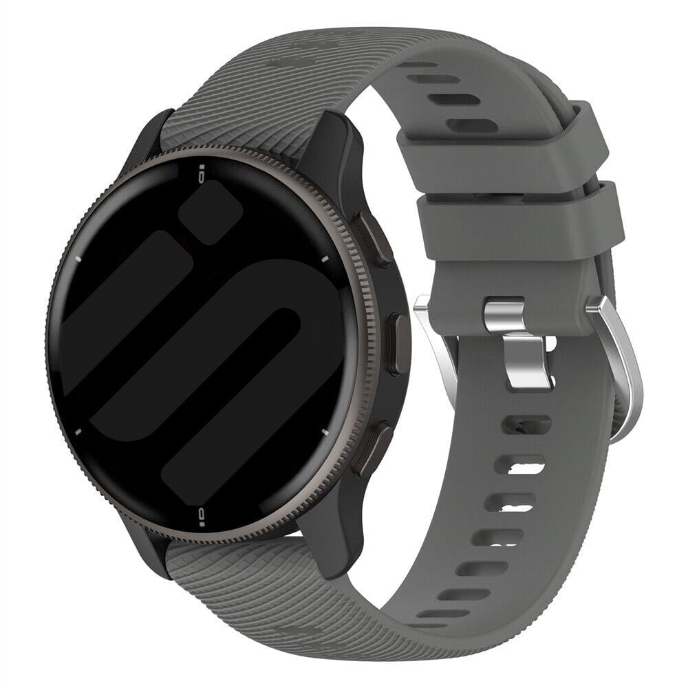 Sötétszürke szilikon szíj Garmin Vivoactive 4 órához