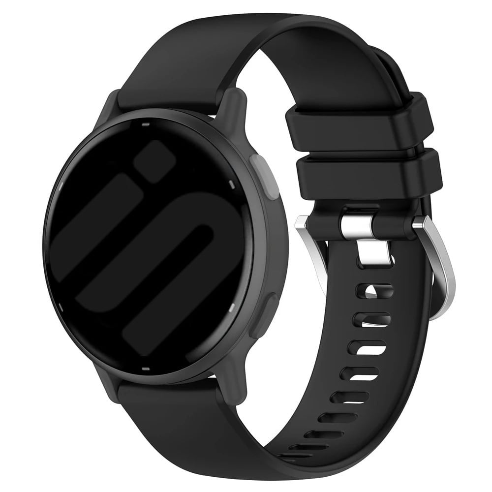 Garmin Venu 2 szilikon klasszikus fekete csere szíj