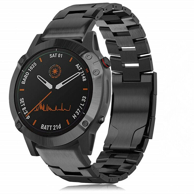 Garmin Fenix 5 Plus és Fenix 6 Pro fekete titán szíj