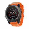 Garmin Fenix 5x és 6x szilikon szíj narancssárga árnyalatban