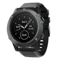 Fekete szilikon szíj Garmin Fenix 5x és 6x sorozathoz