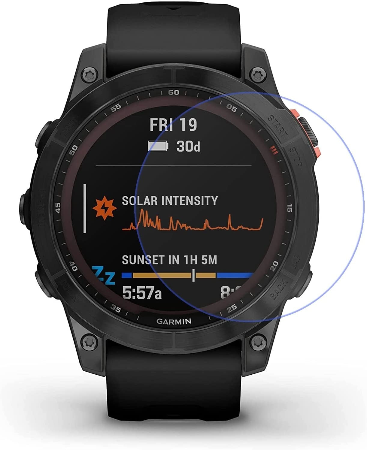 Garmin Fenix 7 Solar üveg képernyővédő okosórához