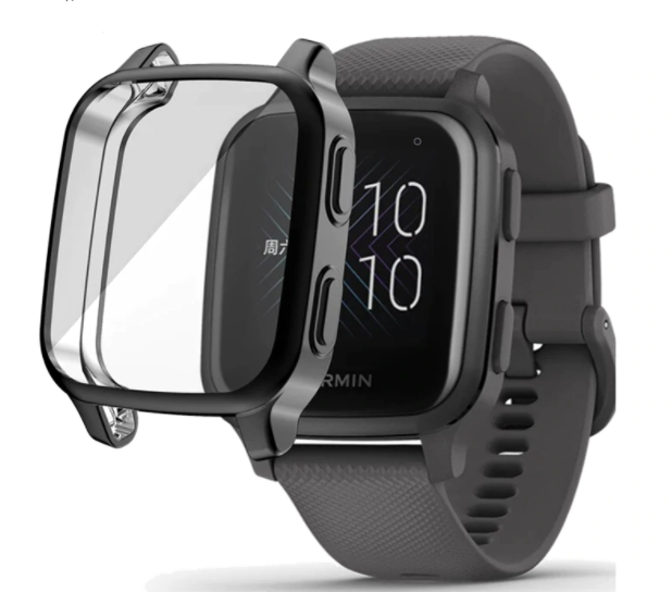 Garmin Venu Sq tok fekete védőborítás Garmin Venu Sq órához