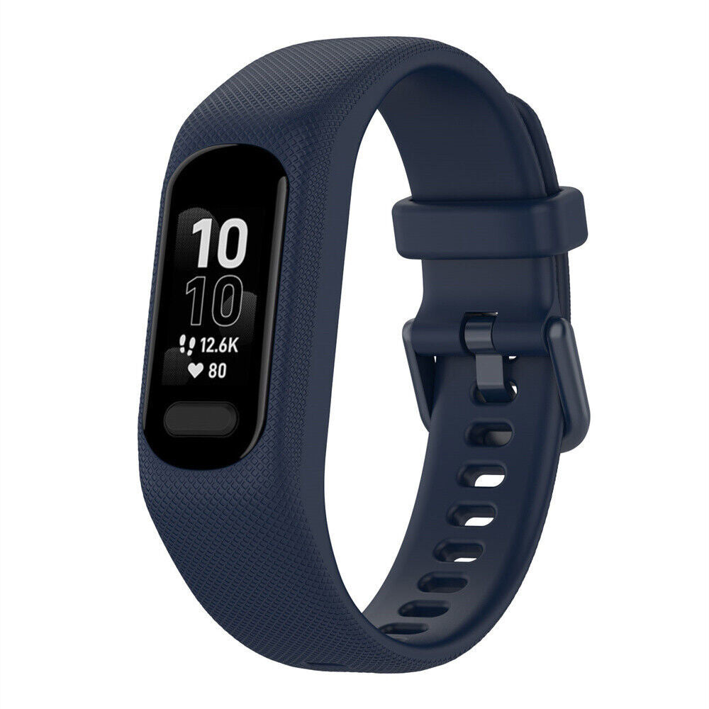 Garmin Vivosmart 5 szilikon szíj sötétkék színben