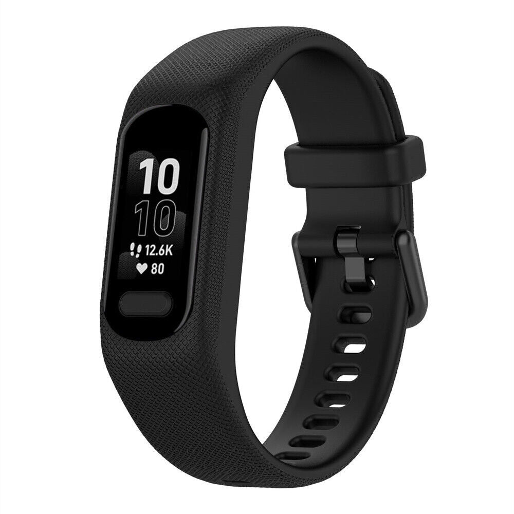 Garmin Vivosmart 5 fekete szilikon szíj Garmin Vivosmart 5-höz