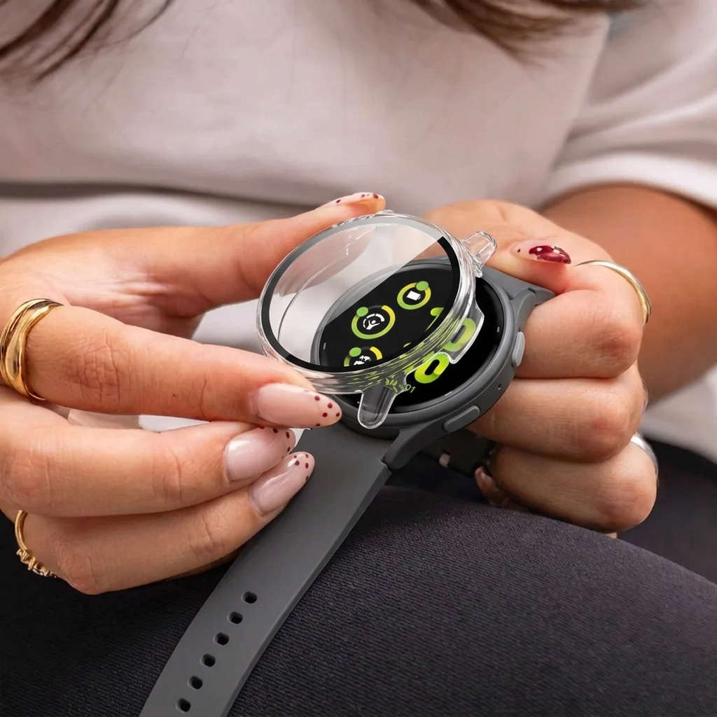 Garmin Vivoactive 5 kemény tok átlátszó üveggel