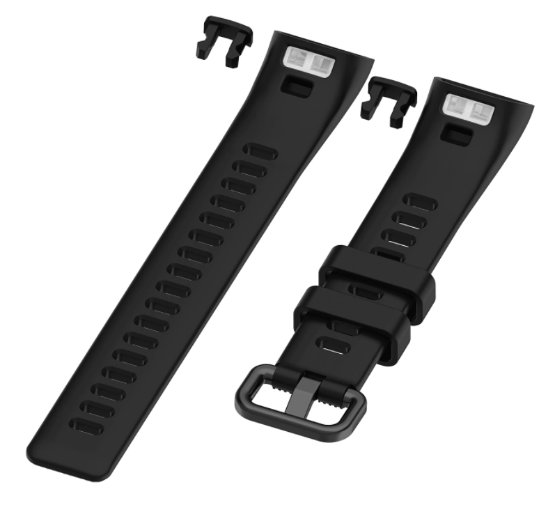 Huawei Band 3/4 Pro fekete szilikon szíj Huawei Band 3/4 Pro-hoz