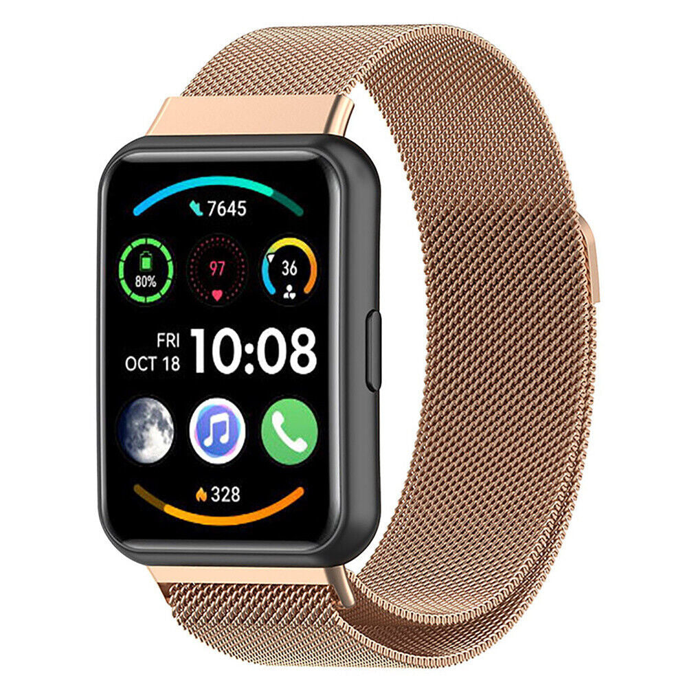 Huawei Watch Fit 2 milánói szíj rózsaarany Huawei Watch Fit 2-höz