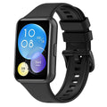 Huawei Watch Fit 2 fekete szilikon szíj cserepánt