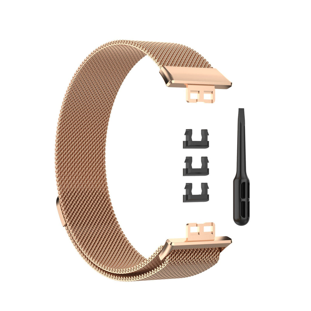Elegáns rózsaarany milánói szíj Huawei Watch Fithez