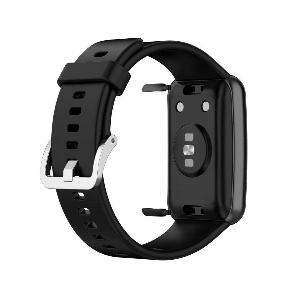 Huawei Watch Fit fekete szilikon szíj Huawei Watch Fithez