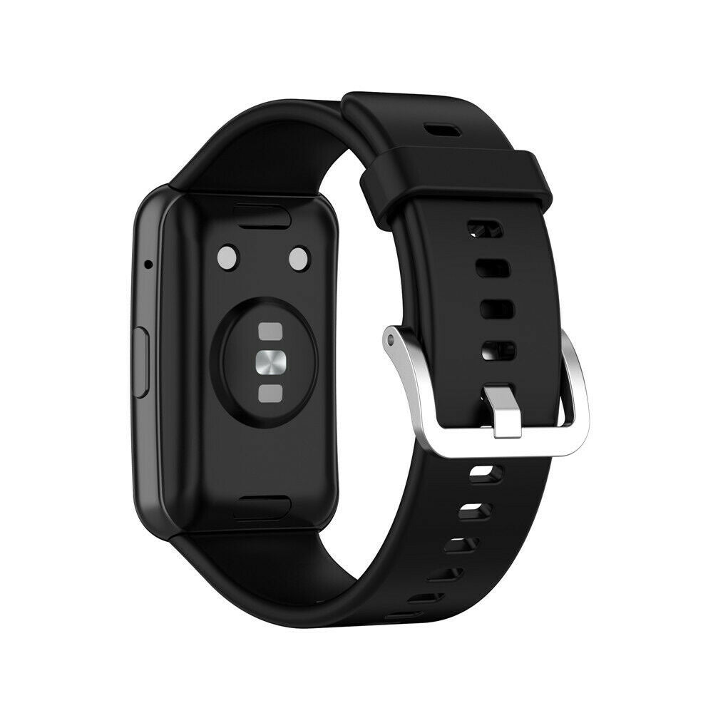 Huawei Watch Fit fekete szilikon szíj Huawei Watch Fithez