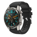 Huawei Watch GT 2 fekete szilikon szíj fém csattal