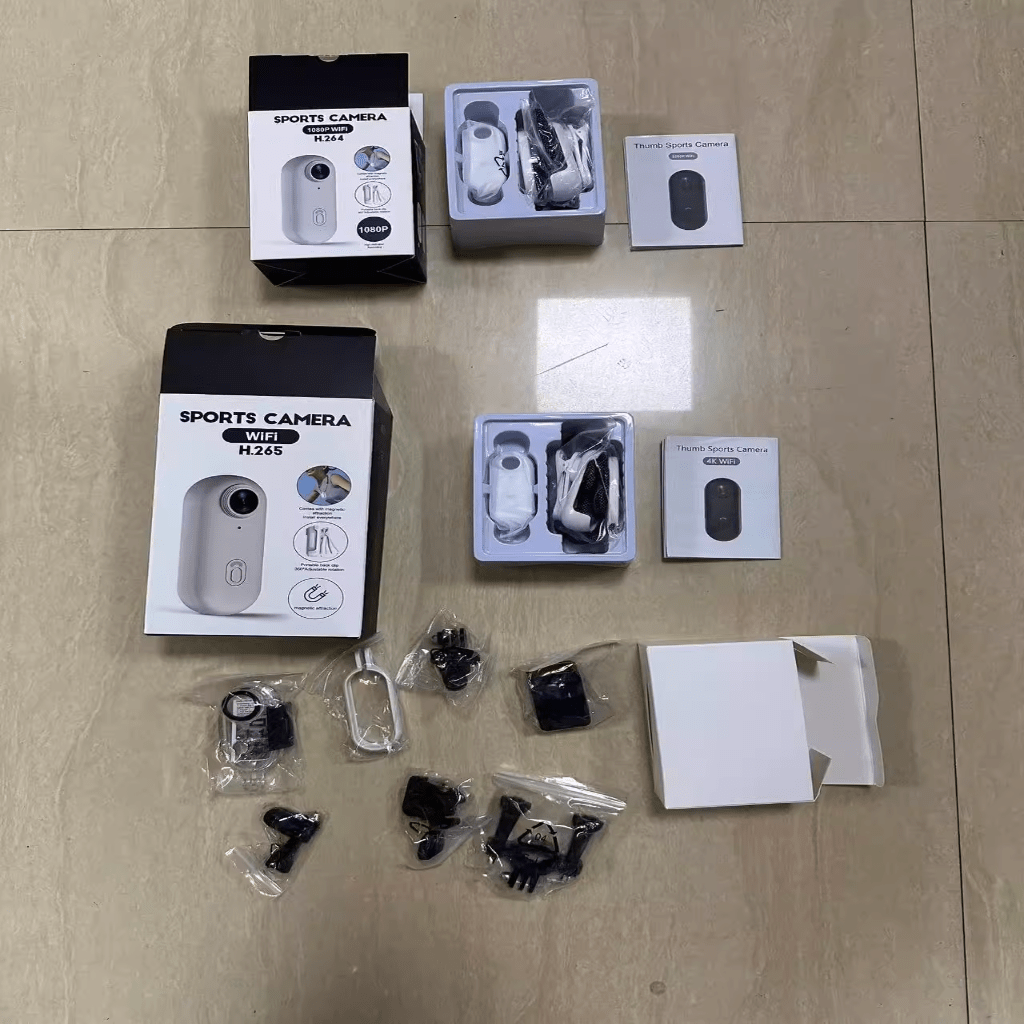 NebulaSport 4K 防水アクションカメラセット エクストリームスポーツ用