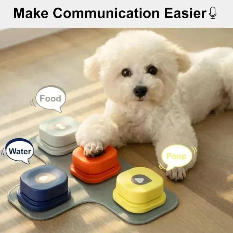 ペットブリッジ インタラクティブ犬用ボタン 録音機能付き ペットの飼い主向け