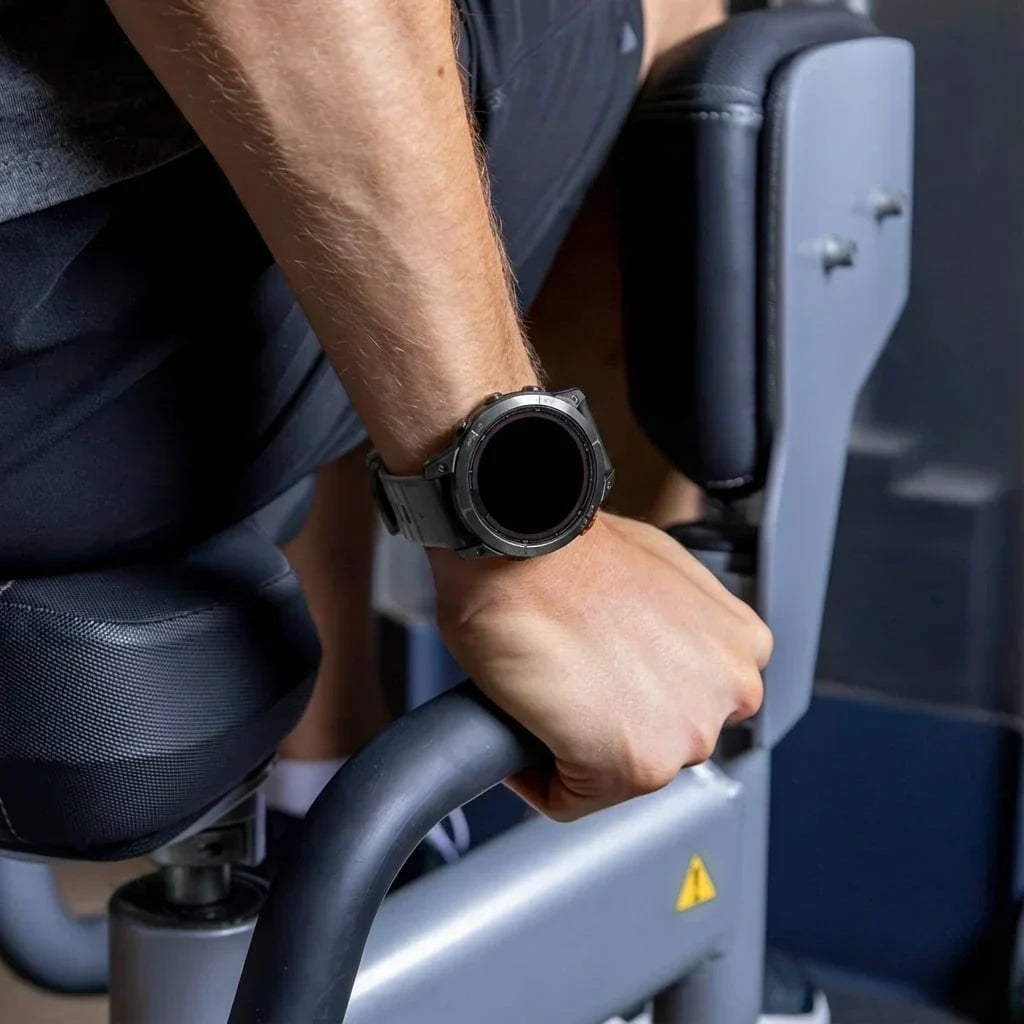 Garmin Fenix 5/6 sportpánt csattal, fekete és szürke