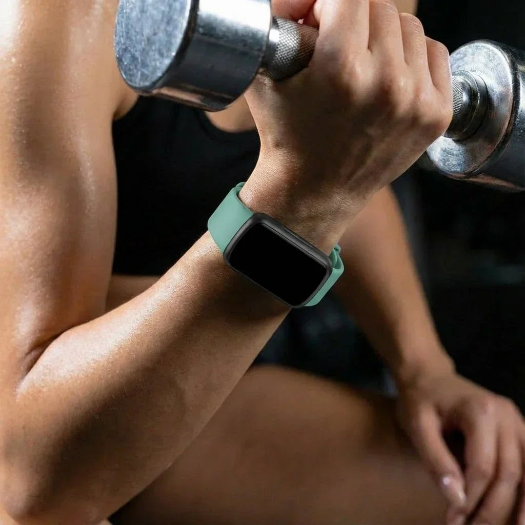 Zöld szilikon szíj Fitbit Inspire 3 okosóra szíjhoz