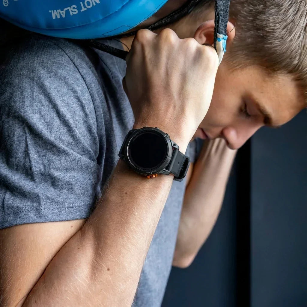 Garmin Fenix 5/6 sportpánt csattal, fekete és szürke
